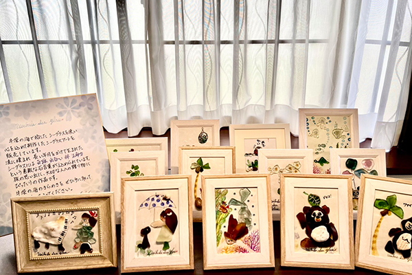 牛深の海で拾ったシーグラス